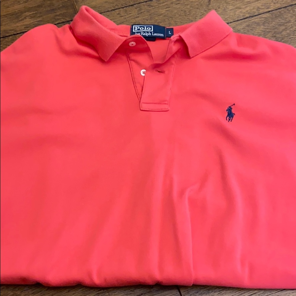 Short sleeve large polo